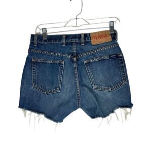 Vintage Guess distressed jean shorts
